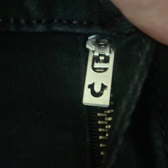 True Religion Black Ankle Stretch Skinny Jeans Size 27 - Picture 6 of 8